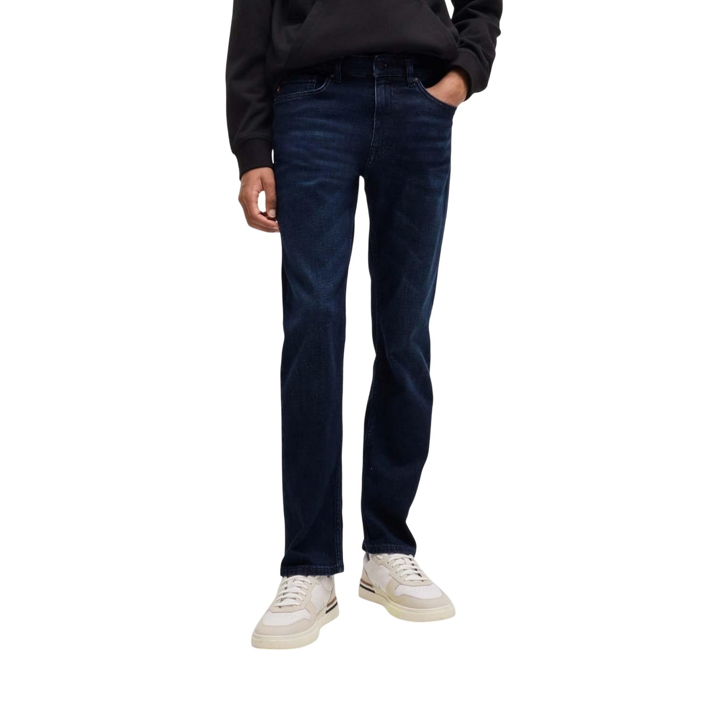 Dark Blue - Pack Shot - Boss Mens Delaware Slim Jeans