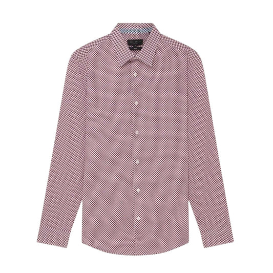 White - Front - Ted Baker Mens Geometric Pattern Shirt