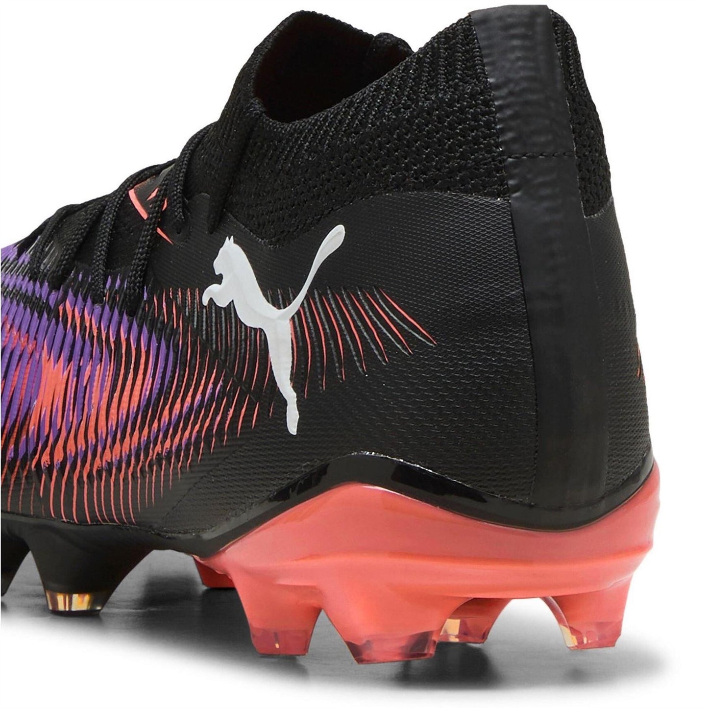 Black-Purple - Pack Shot - Puma Womens-Ladies Future 8 Match Snug Fit Artificial Ground Football Boots
