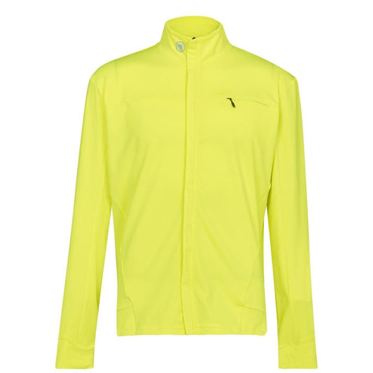 Hi Vis Yellow - Front - Endura Mens Xtract Roubaix Soft Shell Jacket
