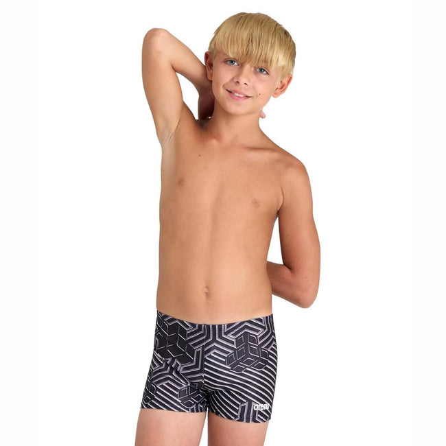 Black - Pack Shot - Arena Boys Kikko Swim Shorts