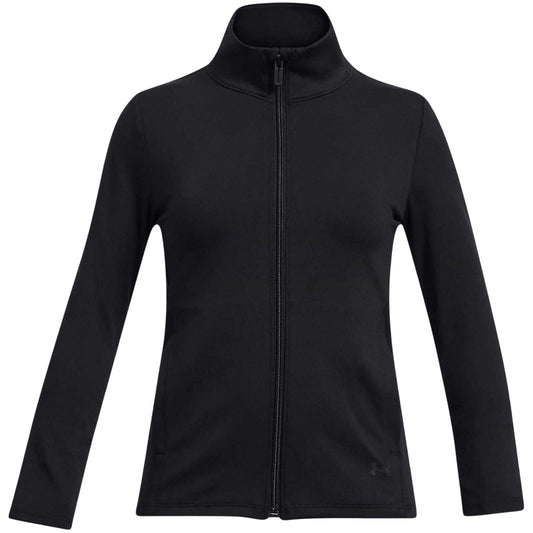 Black-Grey - Front - Under Armour Childrens-Kids Motion Jacket