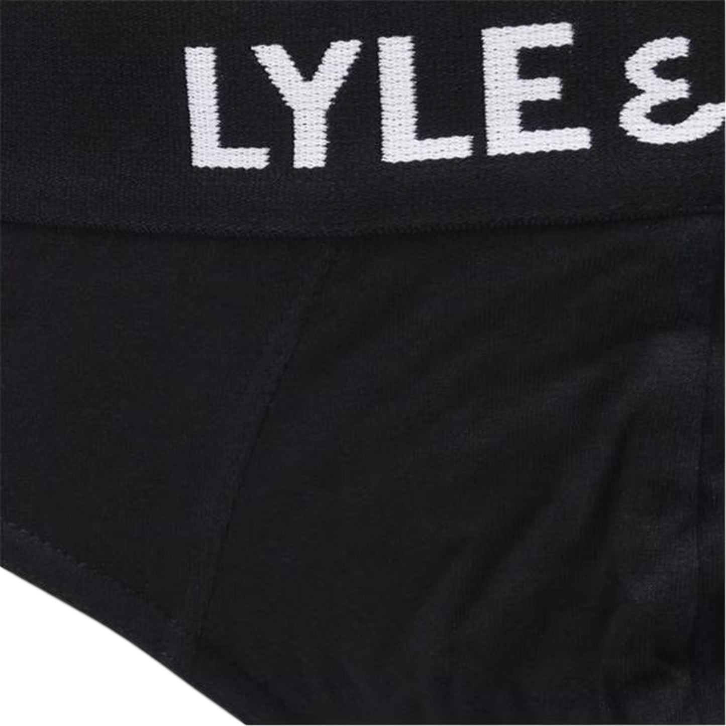 Black - Side - Lyle & Scott Mens Briefs (Pack of 3)