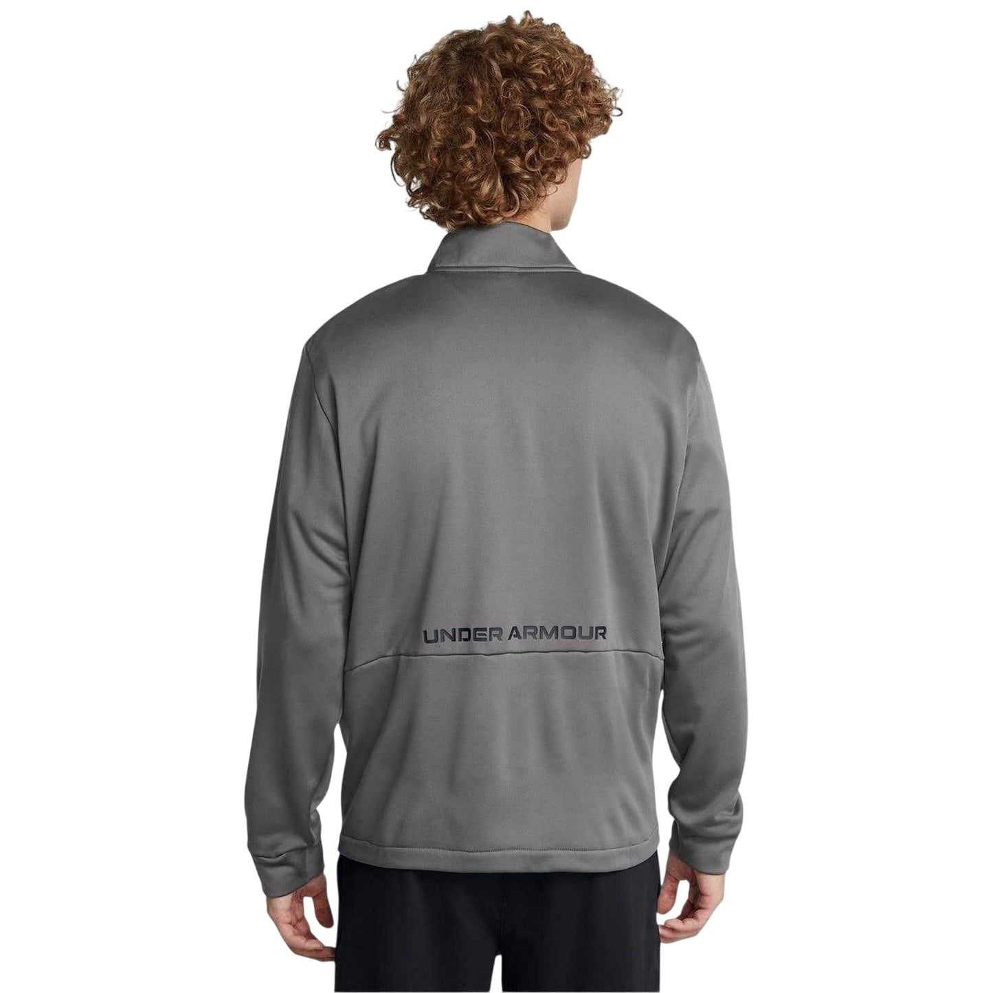 Grey - Lifestyle - Under Armour Mens Solid Half Zip Sweat Jacket