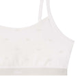 White - Back - Lacoste Womens-Ladies Cotton Stretch Bralette