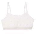 White - Front - Lacoste Womens-Ladies Cotton Stretch Bralette