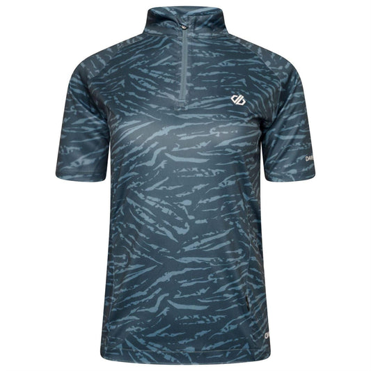 Orion-Grey-Orange Tiger - Front - Dare 2B Womens-Ladies Persist All-Over Print Cycling Jersey