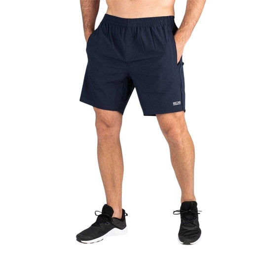 Dark Blue - Front - Sjeng Sports Mens Logo Shorts