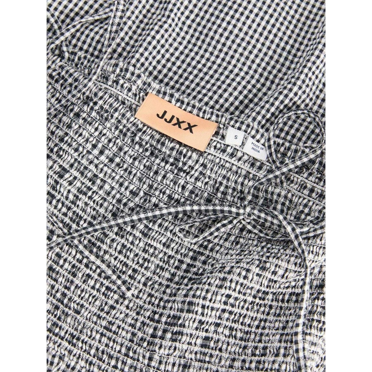 Black-White - Lifestyle - JJXX Womens-Ladies Seersucker Smock Dress