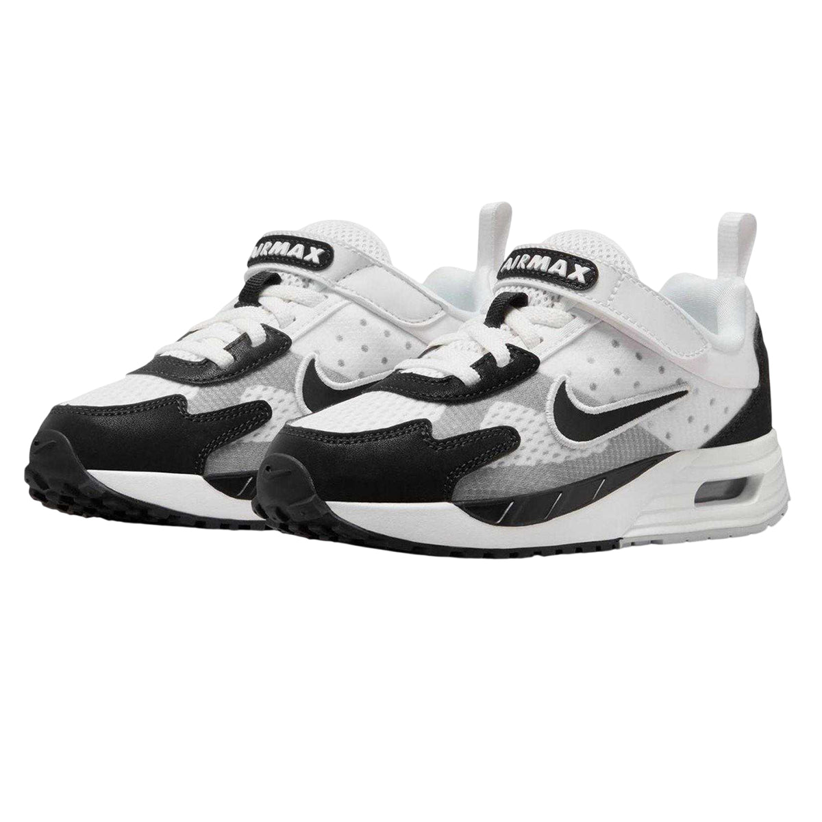 White-Black-Purple - Pack Shot - Nike Childrens-Kids Air Max Lace Up Trainers