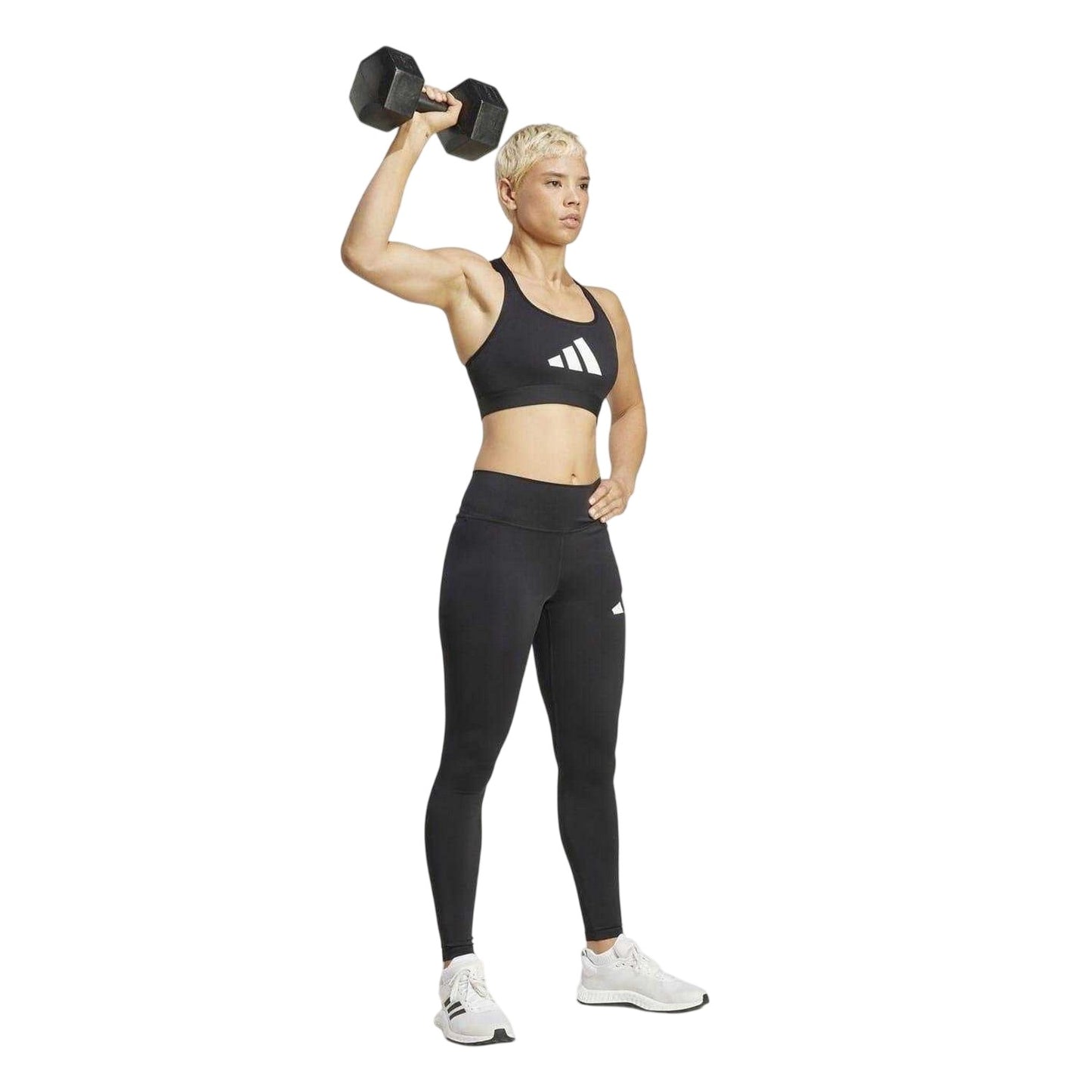 Black-White - Lifestyle - Adidas Womens-Ladies Train Essentials Leggings