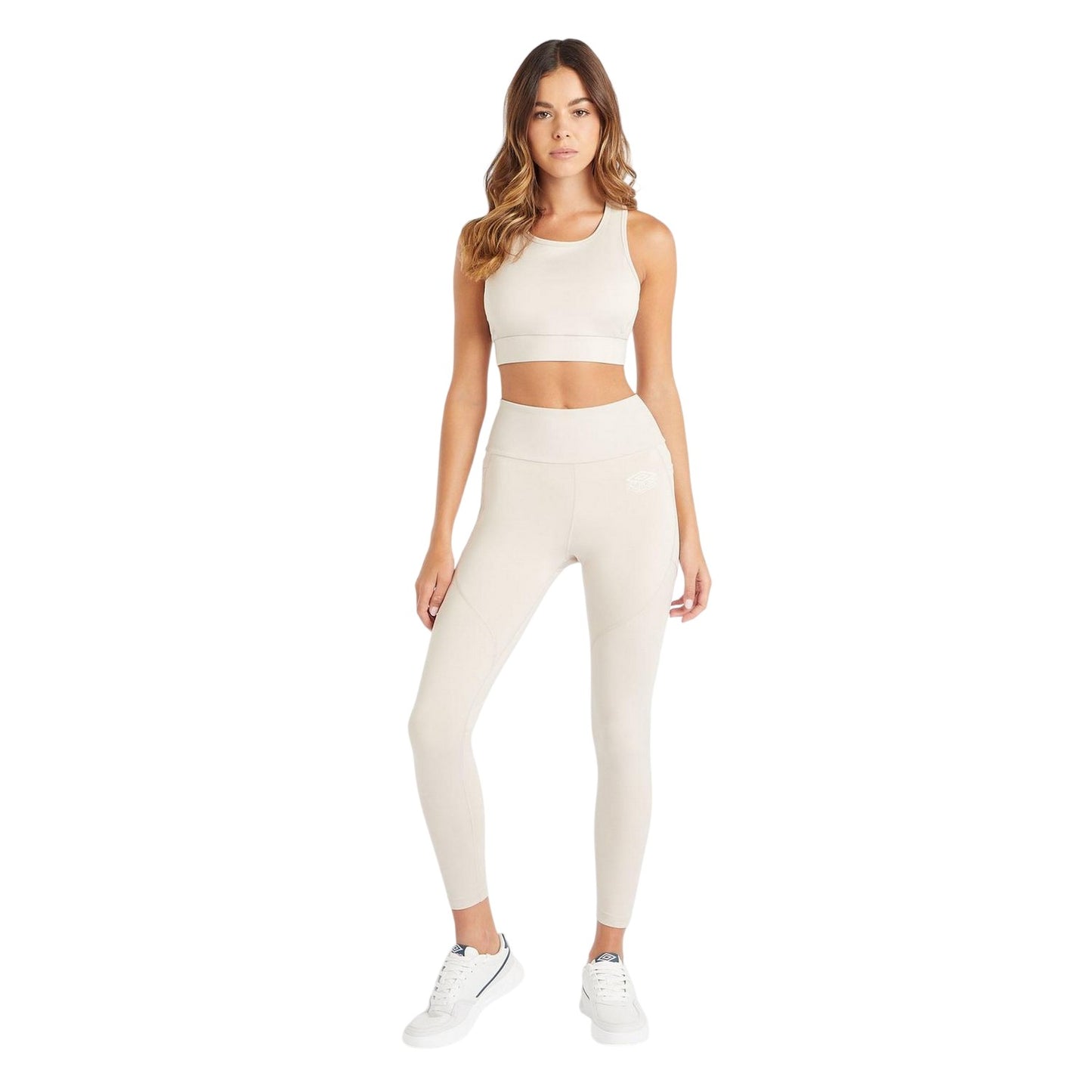 Silver Grey - Lifestyle - Umbro Womens-Ladies Pro Training Snug Fit 7-8 Leggings