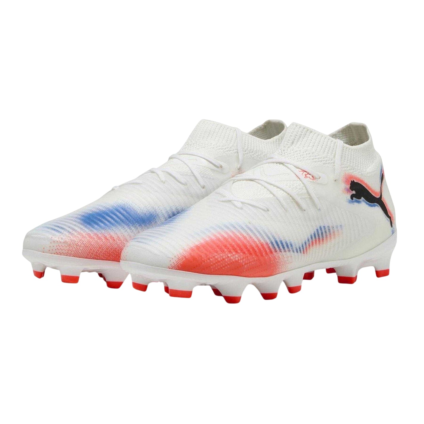 White-Black-Red - Lifestyle - Puma Childrens-Kids Future 8 Pro Artificial Ground Football Boots
