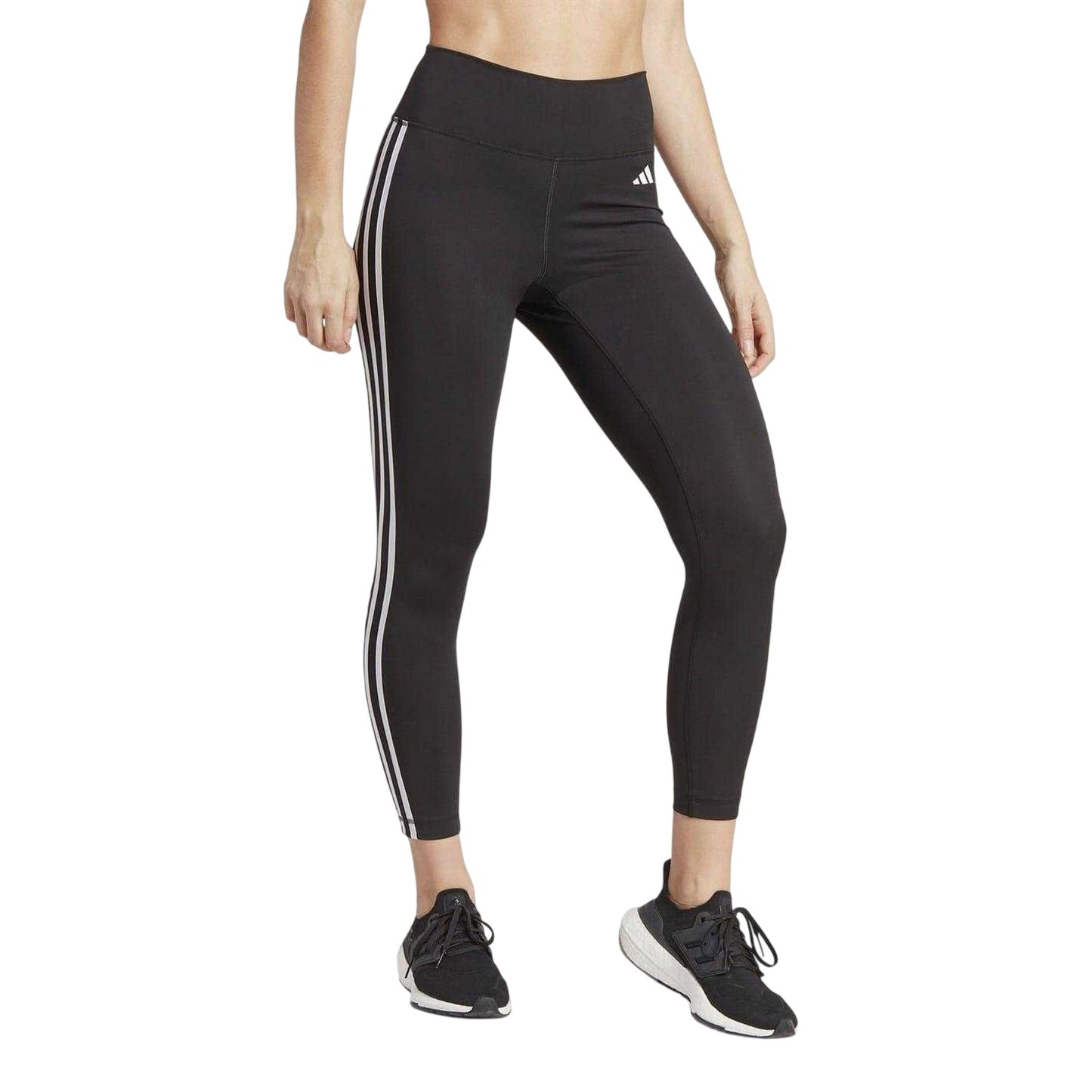 Black-White - Lifestyle - Adidas Womens-Ladies Techfit Compression Fitted 7-8 Leggings