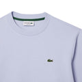 Blue - Side - Lacoste Mens Fleece Crew Neck Sweatshirt