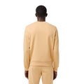 Natural - Back - Lacoste Mens Fleece Crew Neck Sweatshirt
