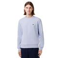 Blue - Lifestyle - Lacoste Mens Fleece Crew Neck Sweatshirt