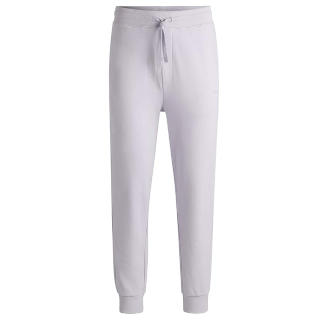 Light Purple - Front - Hugo Mens Dayote Logo Jogging Bottoms