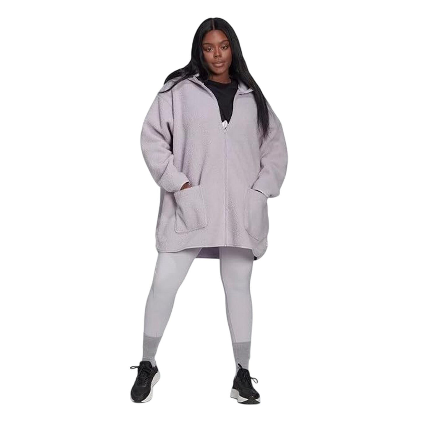 Purple - Lifestyle - Adidas Womens-Ladies Cotton High Waist Leggings