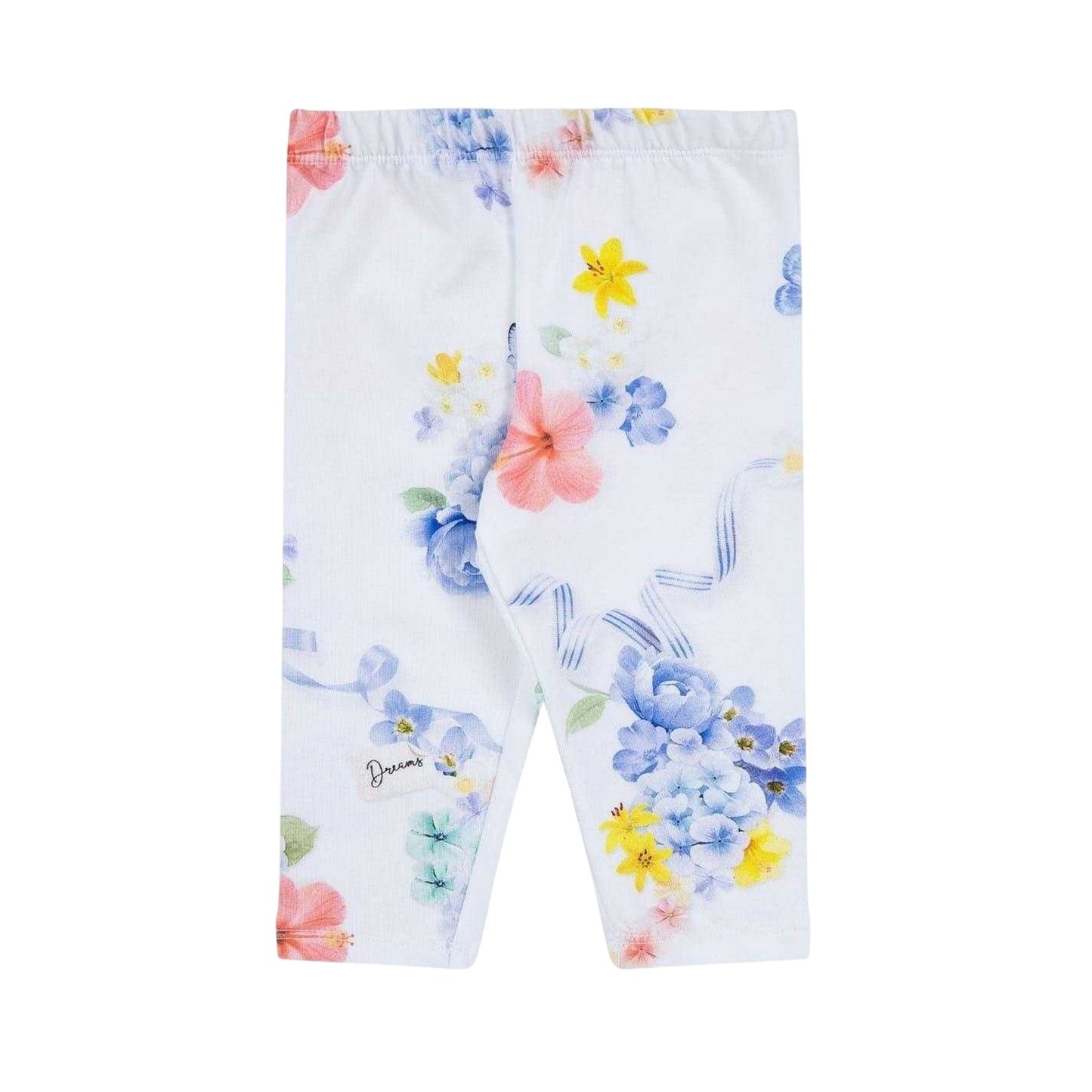 White - Lifestyle - Lapin House Childrens-Kids Ruffle T-Shirt And Leggings Set