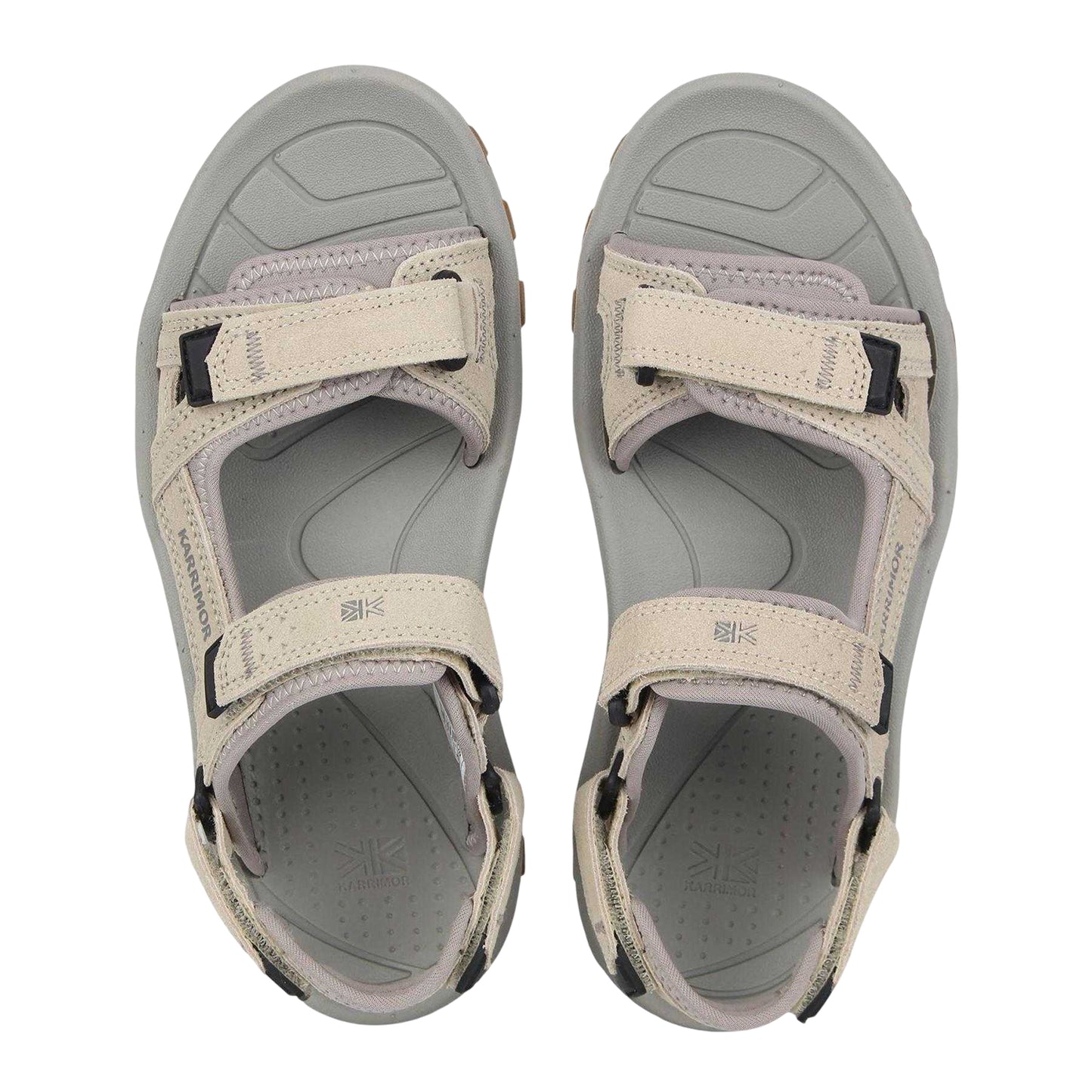 Beige - Side - Karrimor Womens-Ladies Antibes Walking Leather Sandals