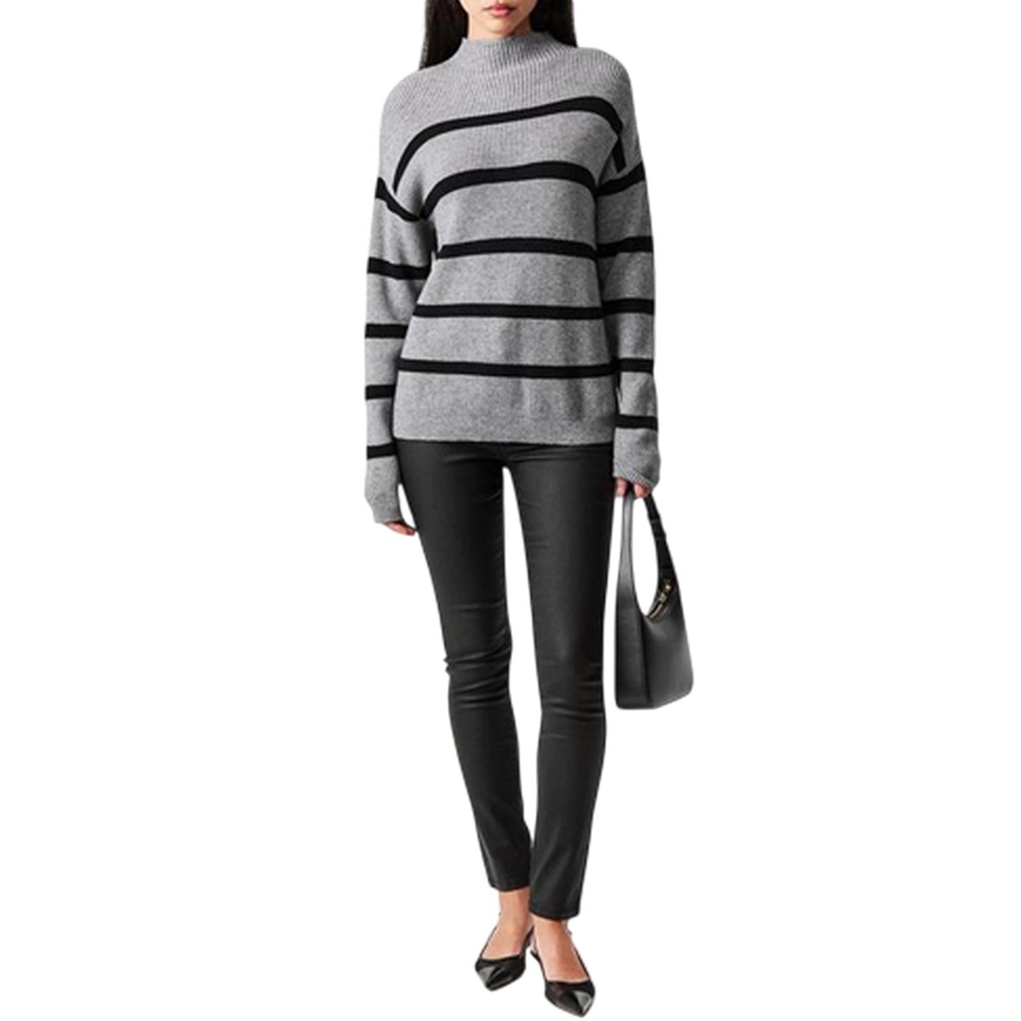 Black - Pack Shot - Vila Womens-Ladies Skinny Leggings
