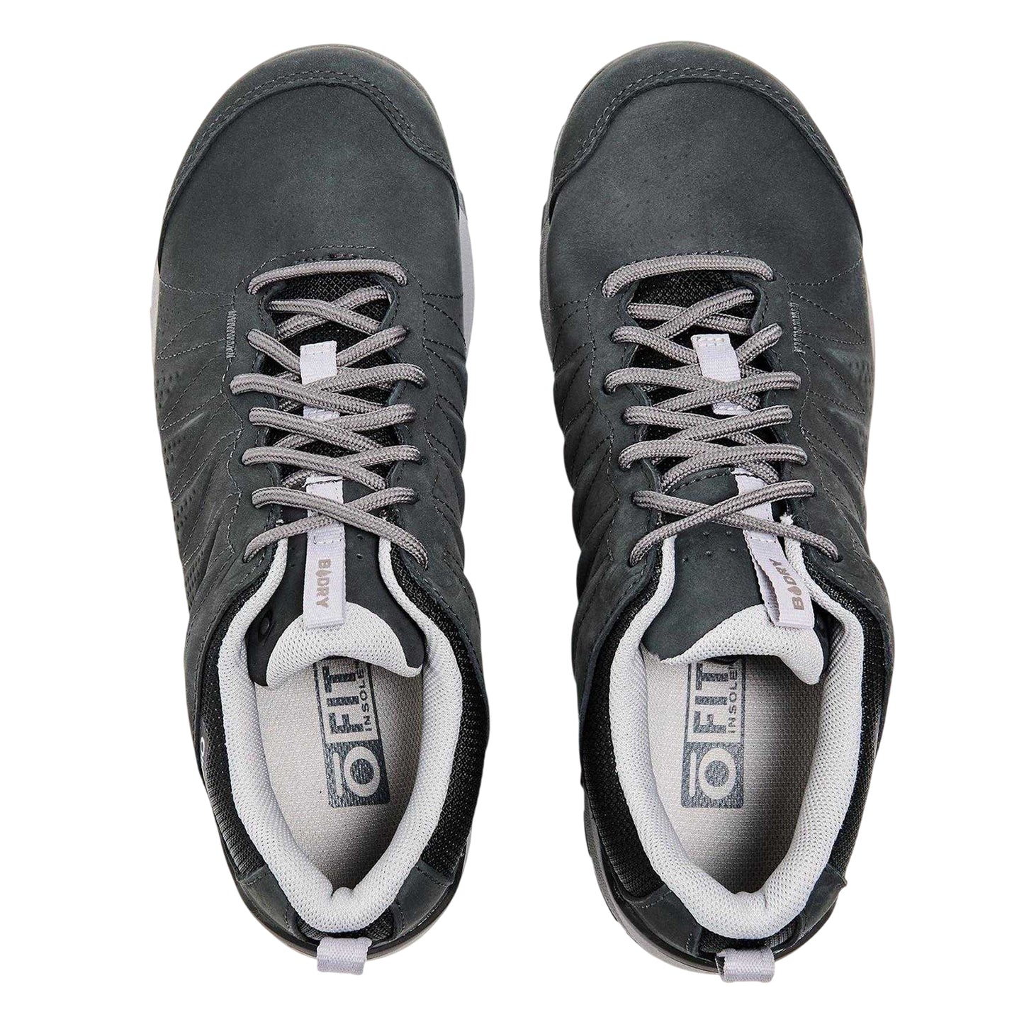 Black - Lifestyle - Oboz Womens-Ladies Sypes Leather Waterproof Hiking Shoes