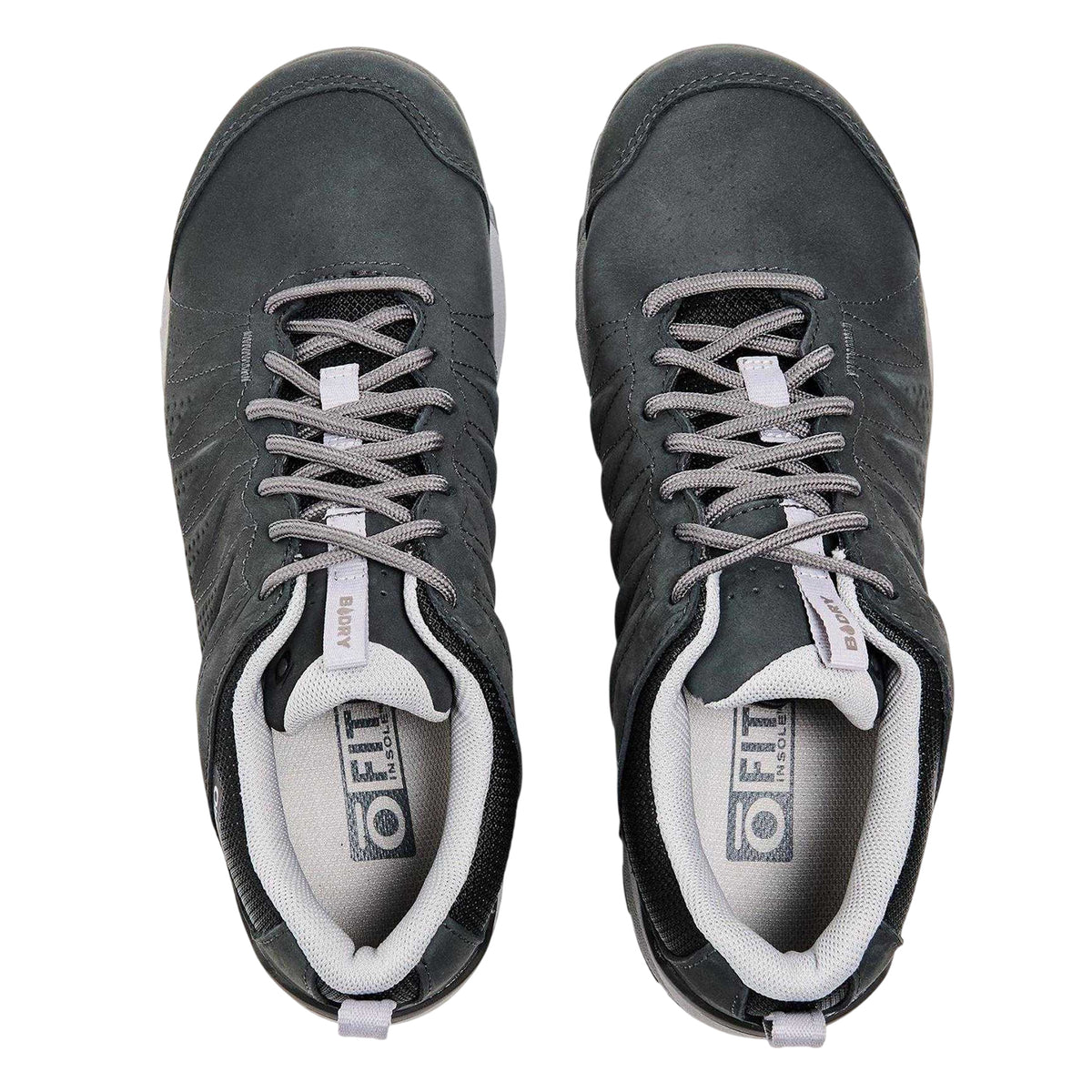 Black - Lifestyle - Oboz Womens-Ladies Sypes Leather Waterproof Hiking Shoes
