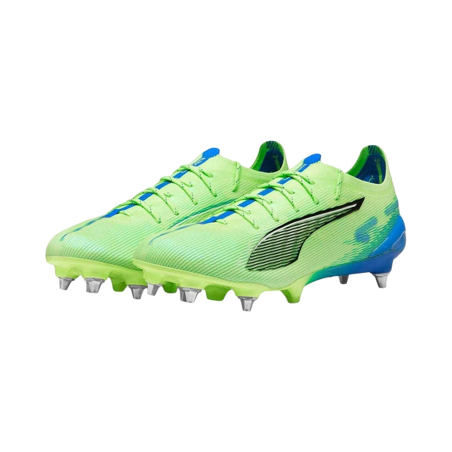Green - Pack Shot - Puma Mens Ultra 5 Ultimate Soft Ground Football Boots