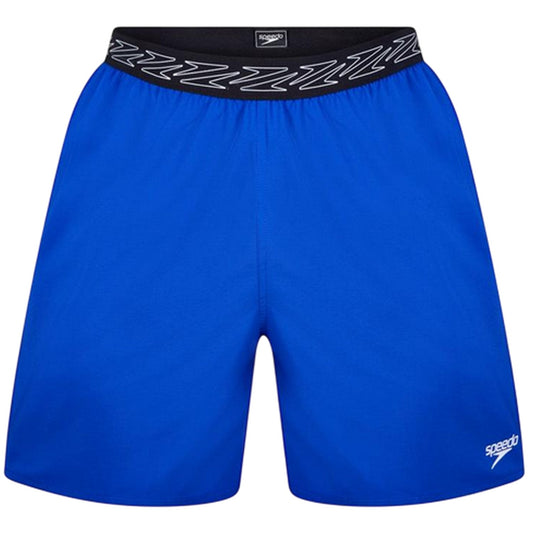 Blue - Front - Speedo Mens Hyper Boom Plain Swim Shorts