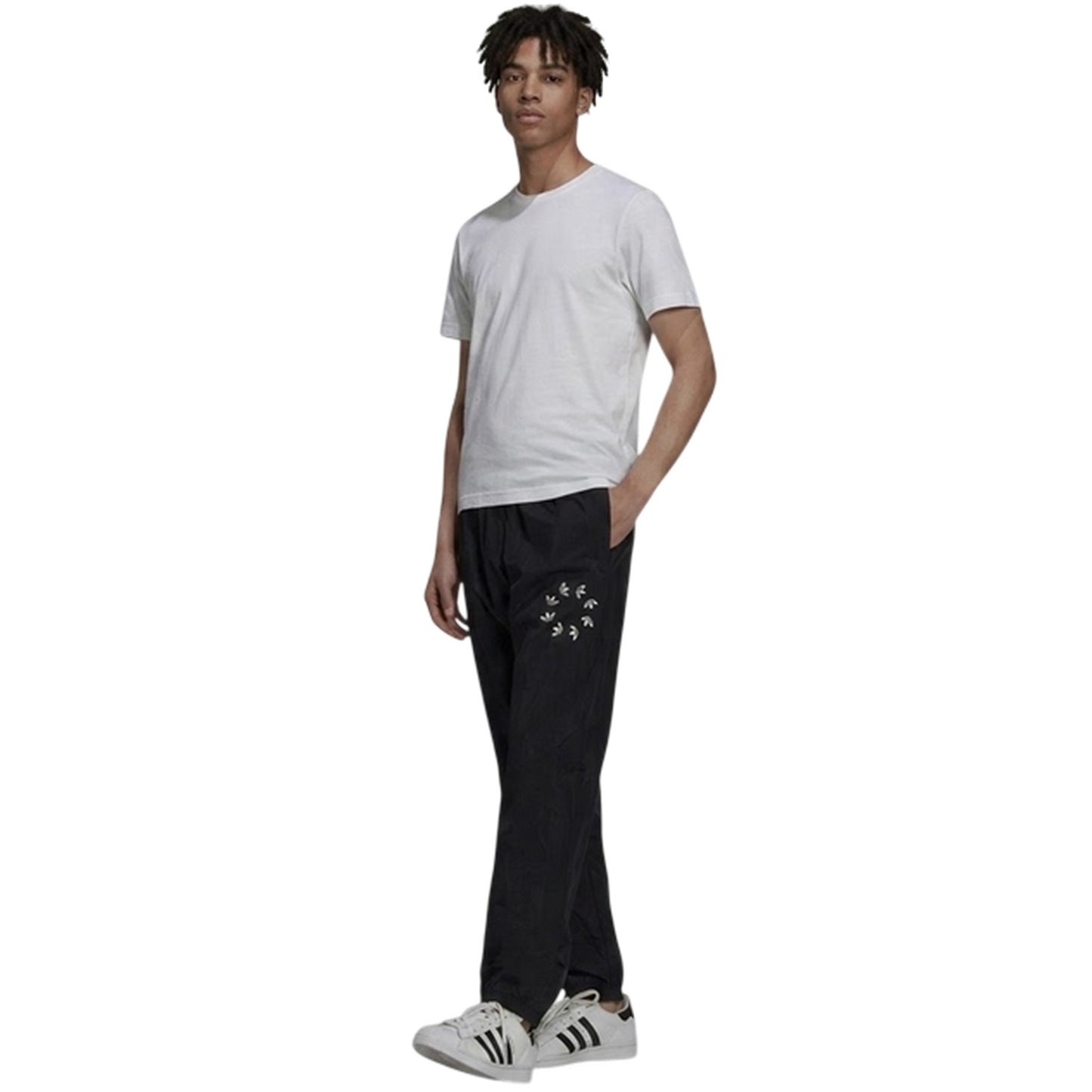 Black - Pack Shot - Adidas Mens Adicolor Spinner Joggers