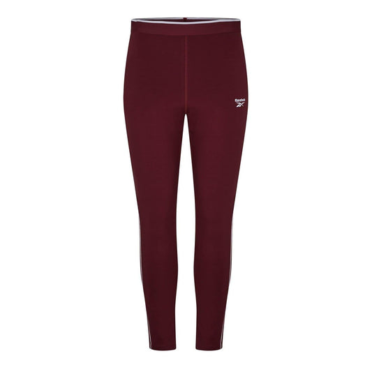 Maroon - Front - Reebok Womens-Ladies Leggings
