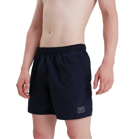 Navy - Front - Speedo Mens Prime Leisure Swim Shorts