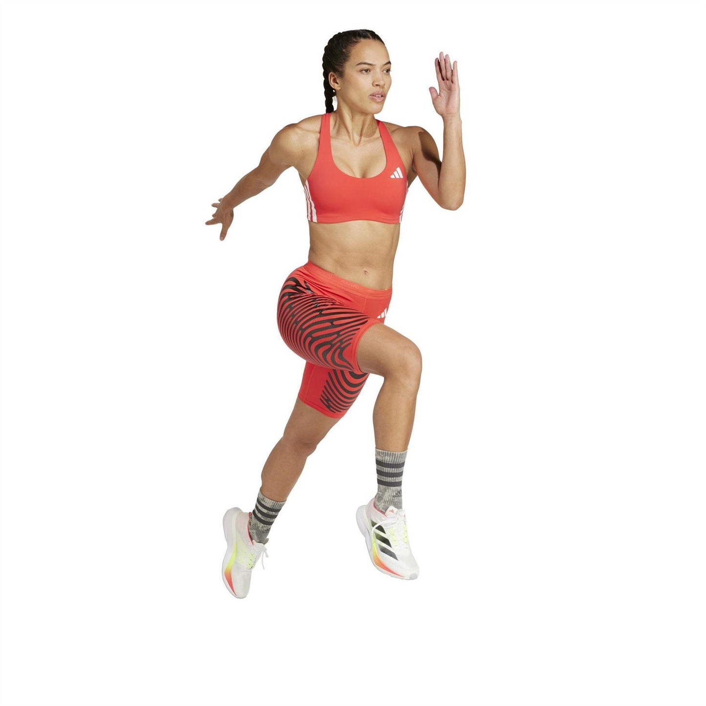 Semi Turbo - Pack Shot - Adidas Womens-Ladies Adizero Running Tights