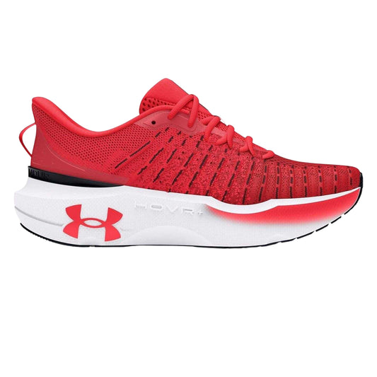 Red - Front - Under Armour Mens Infinite Lace Up Running Trainers