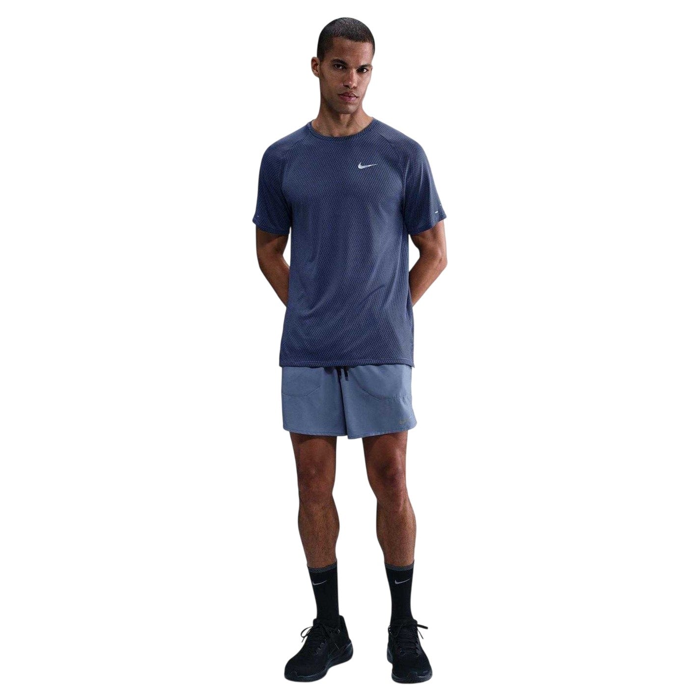 Indigo - Lifestyle - Nike Mens Stride Running Shorts