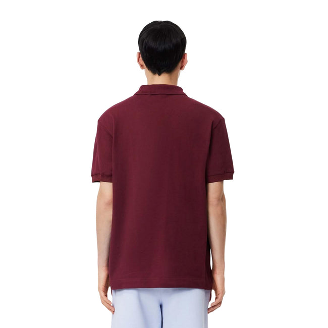 Red - Back - Lacoste Mens French Made Classic Polo Shirt