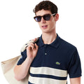 Blue - Pack Shot - Lacoste Mens French Made Classic Polo Shirt