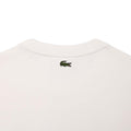 Cream - Back - Lacoste Mens Graphic Print Fleece Sweatshirt