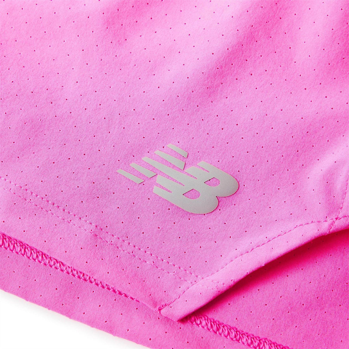 Pink - Side - New Balance Mens RC Running Shorts
