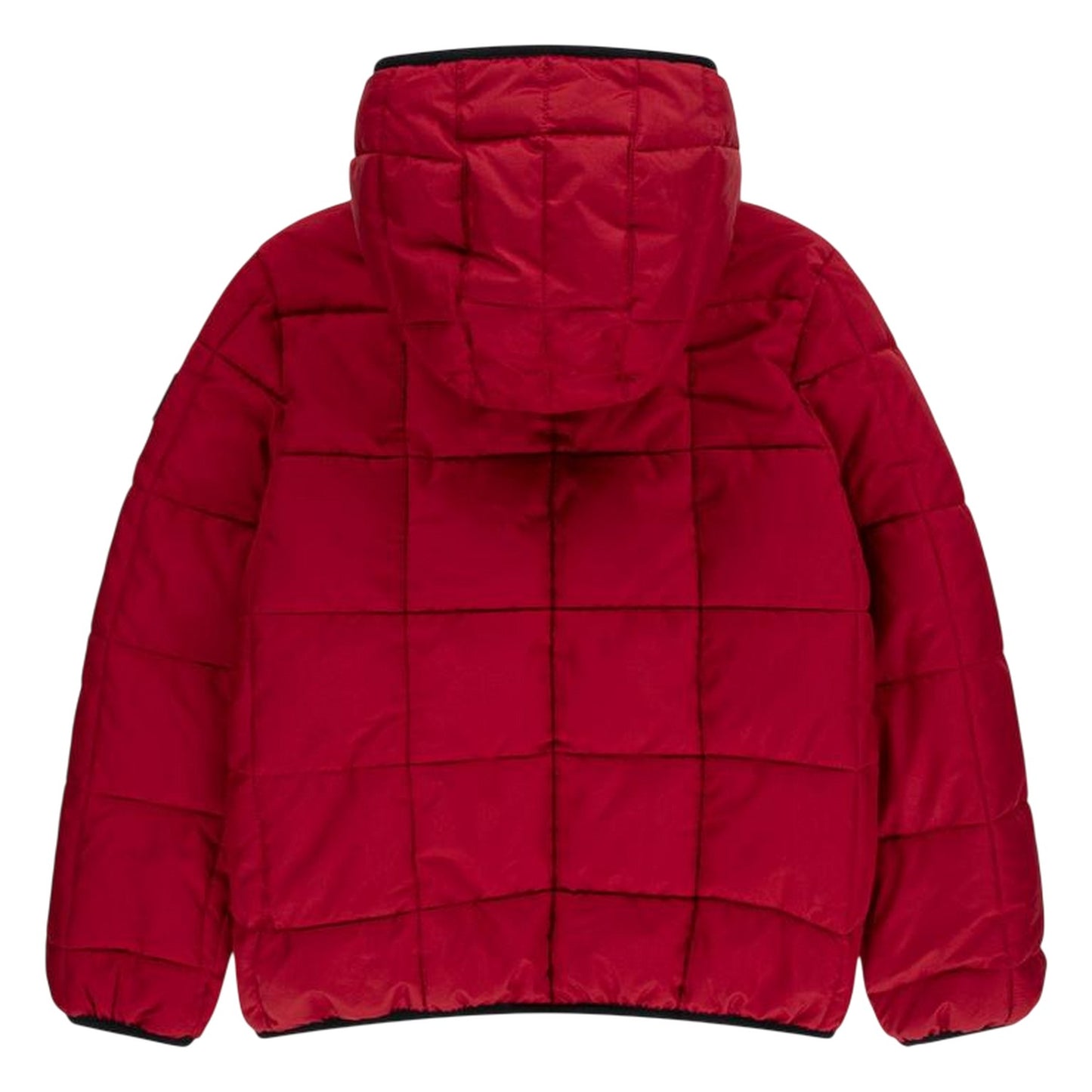 Red - Back - Nike Childrens-Kids Polyester Puffer Jacket