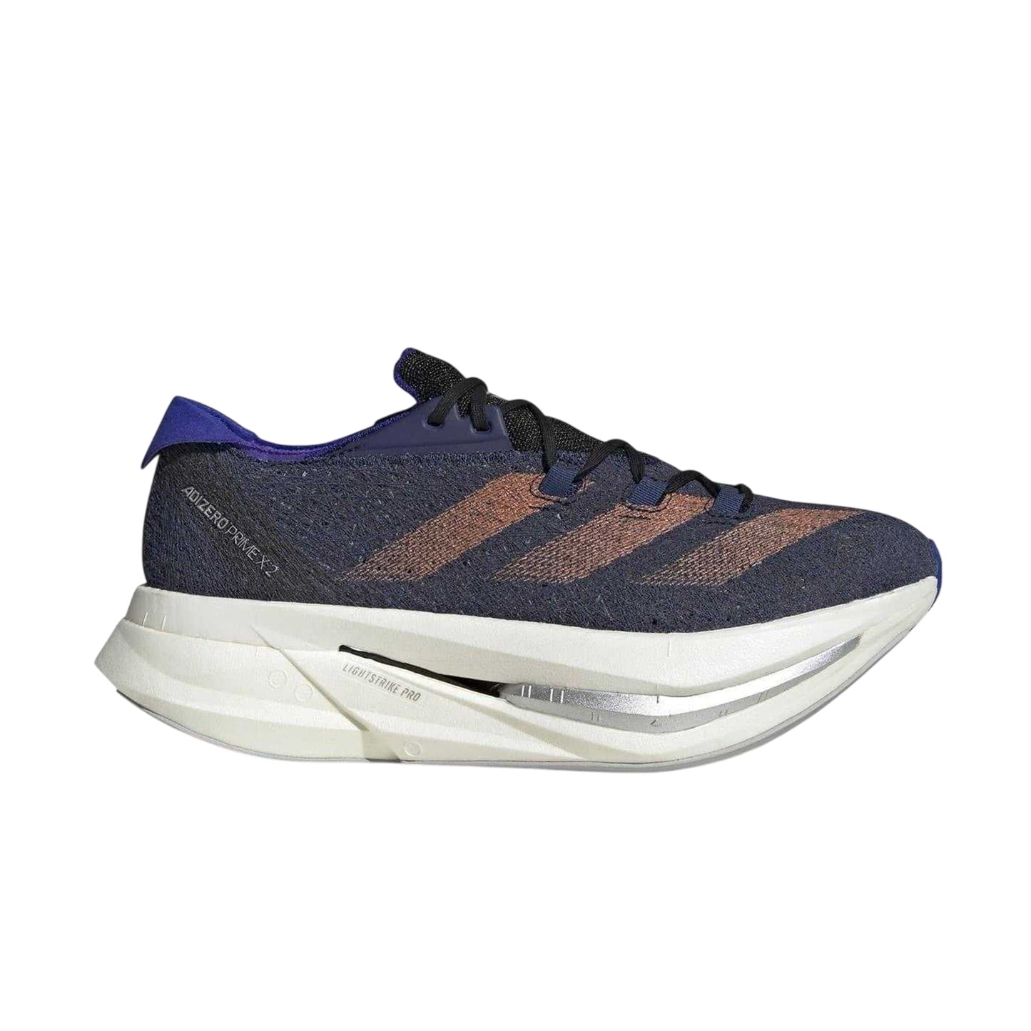 Dark Blue - Lifestyle - Adidas Womens-Ladies Adizero Prime S 3 Stripes Lace Up Trainers