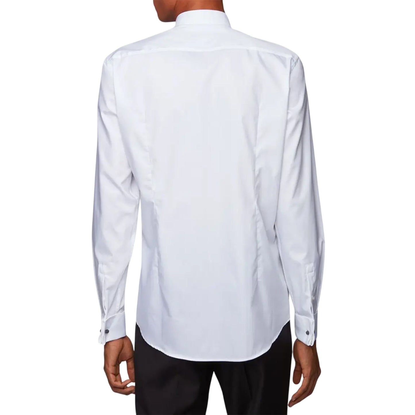 White - Back - Boss Mens Jillik Shirt
