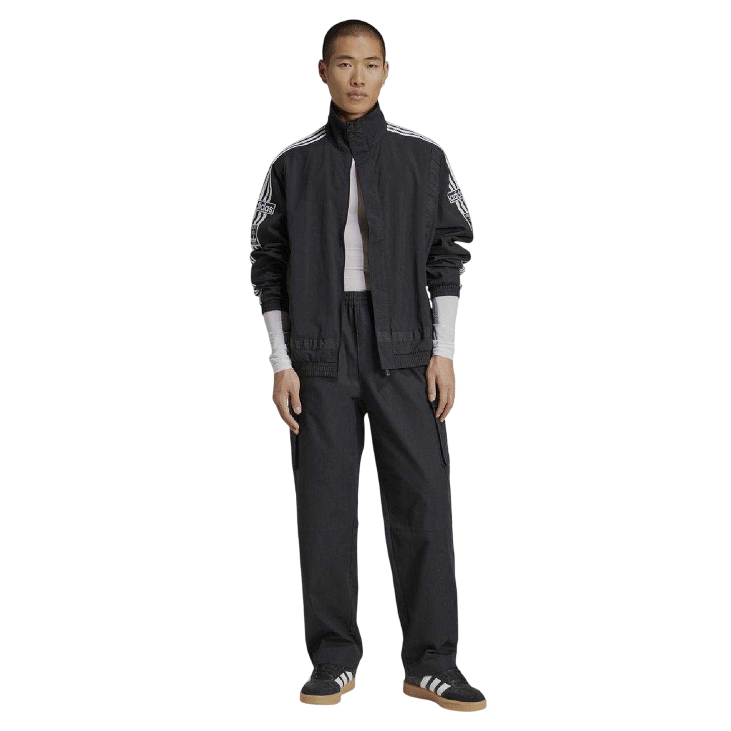 Black - Lifestyle - Adidas Mens Script Cargo Trousers