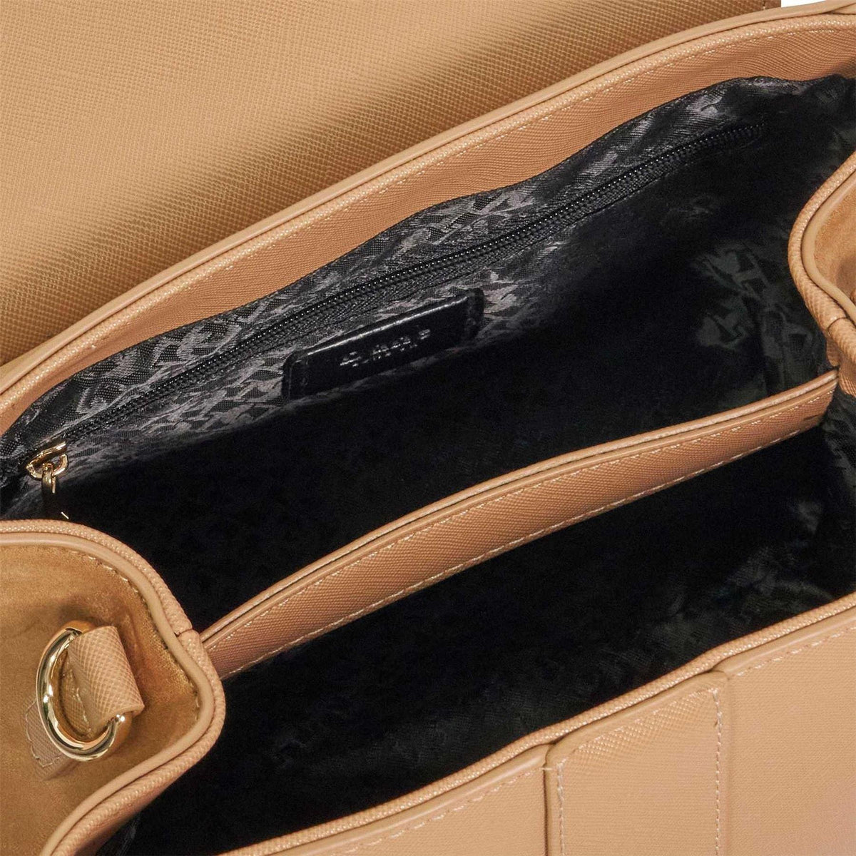 Camel - Side - Dune London Dassios Handbag