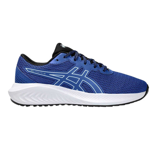 Blue-Grey - Front - Asics Childrens-Kids Gel Excite 10 Shoes