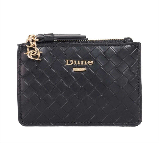 Black - Front - Dune London Keave Leather Purse