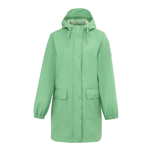 Moss Green - Front - Gelert Childrens-Kids Coast PU Raincoat
