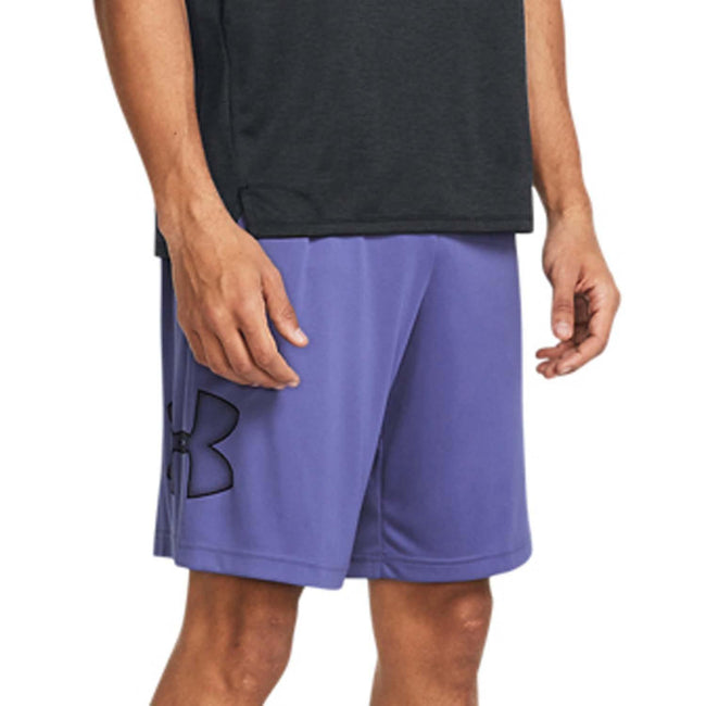 Purple - Pack Shot - Under Armour Mens Tech Graphic Shorts