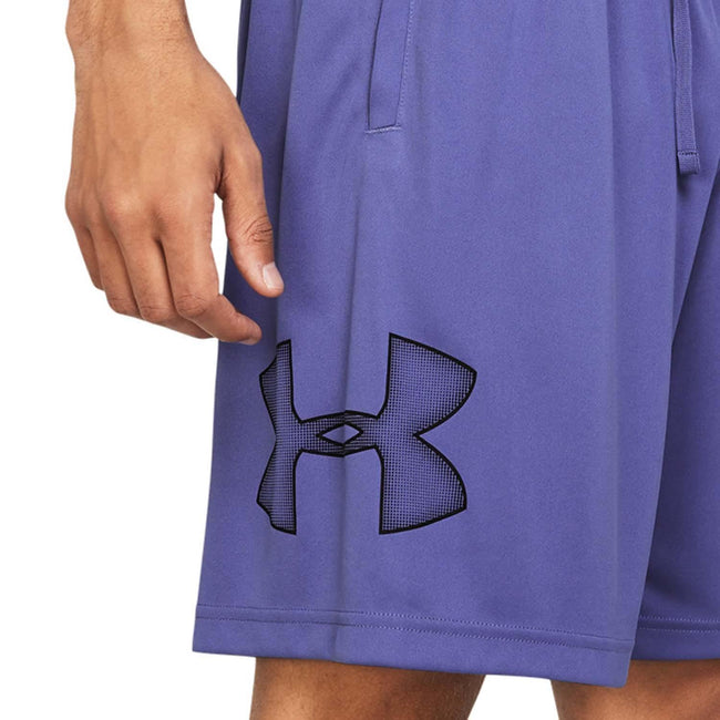 Purple - Close up - Under Armour Mens Tech Graphic Shorts